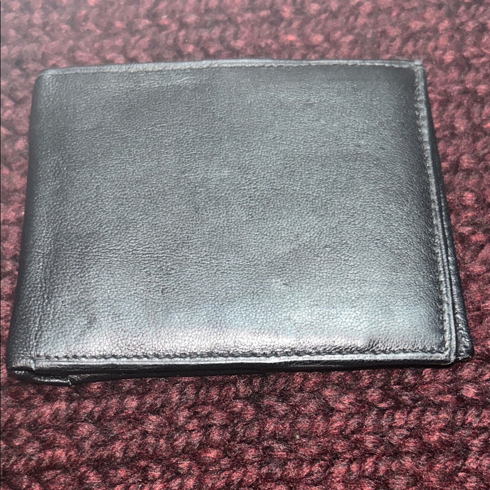 Marshall Black Leather Card Holder